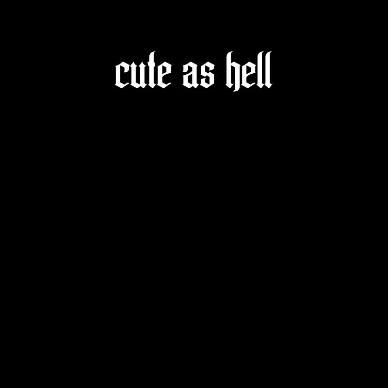 Cute as Hell Satan goth grunge