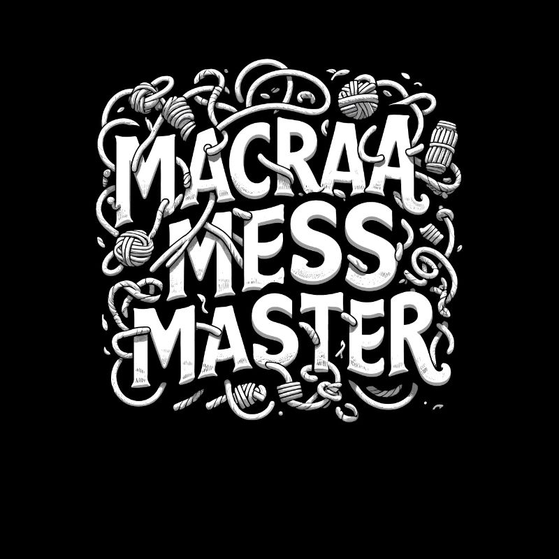 Creative macrame artist Funny macrame