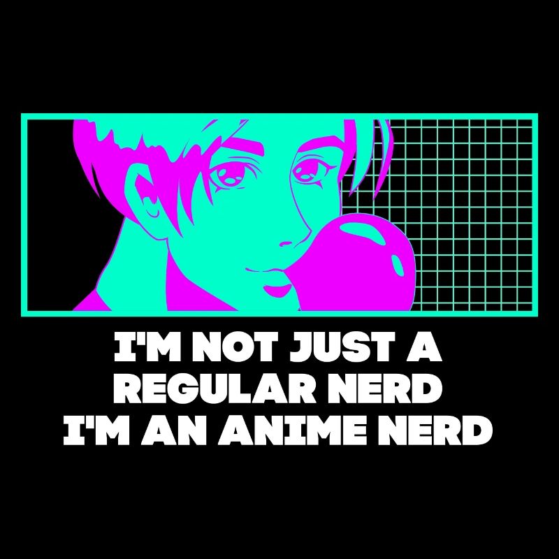 Nicht nur normaler Nerd bin ein Anime Nerd Manga l