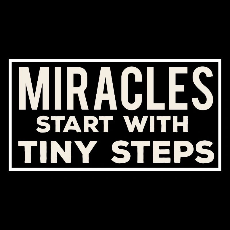 Les miracles commencent par de petits pas de Zi drôle