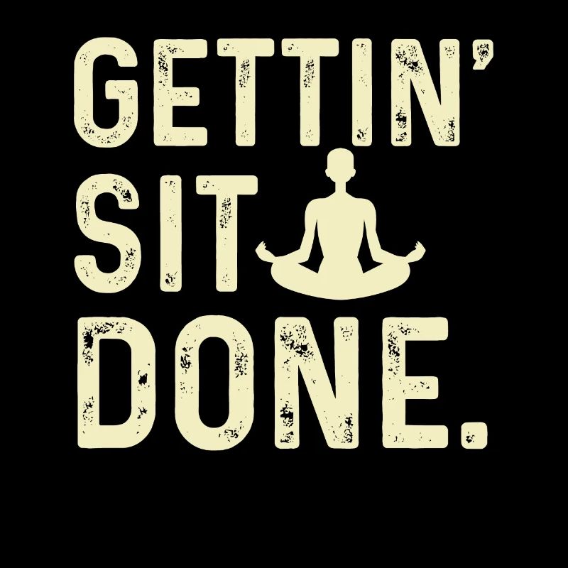 Gettin setz dich Buddhist Geschenk