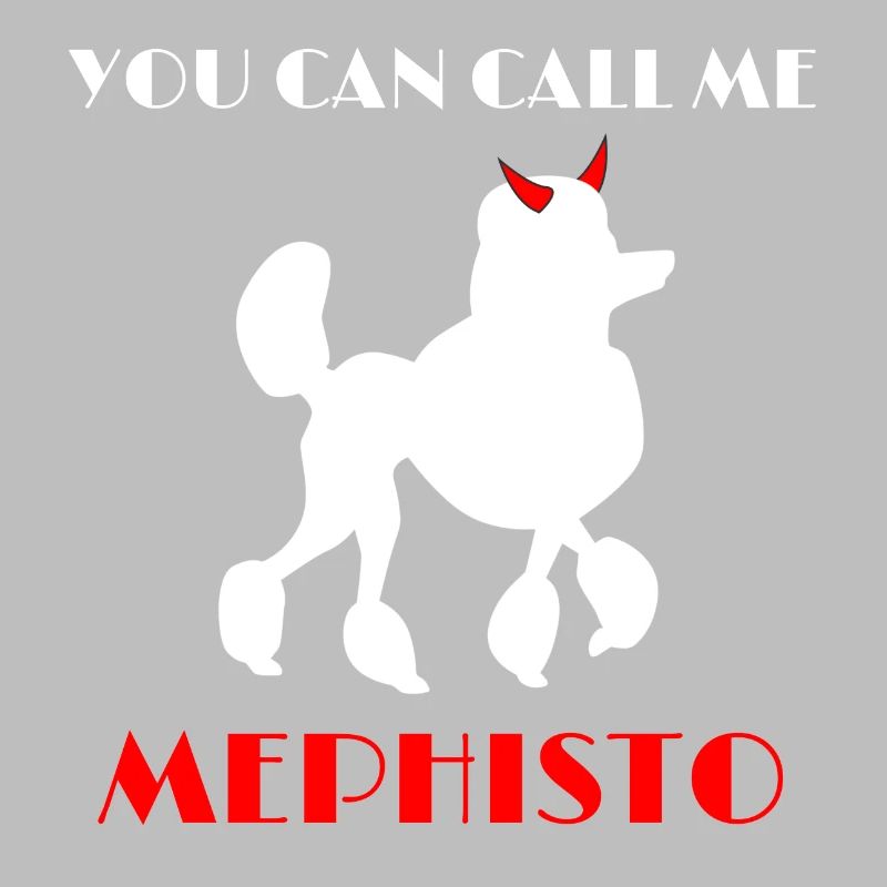 Pudel Mephisto Faust Goethe Spruch