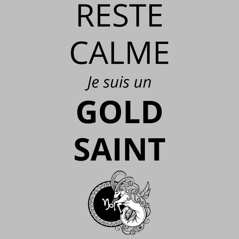 Bleib ruhig ich bin ein Gold Saint Steinbock Anime