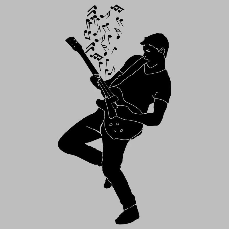 Guitar player guitar solo