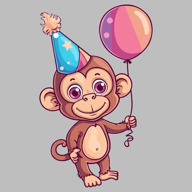 Monkey Birthday Comic