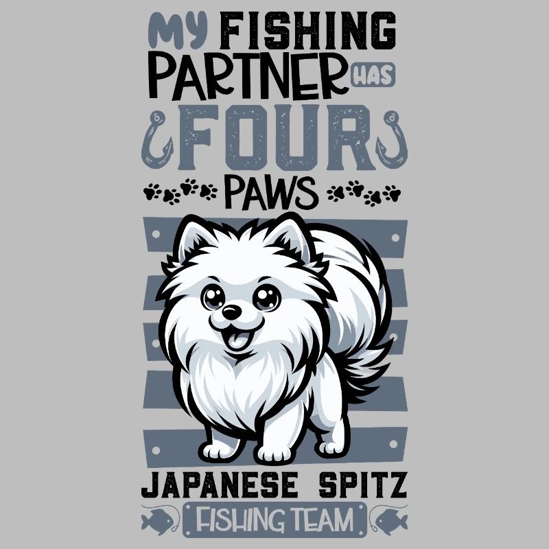 Pêche et Spitz japonais