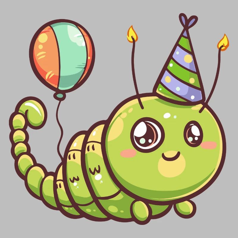 Worm Birthday Comic