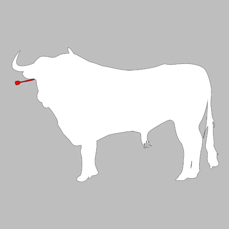 Fléchettes bullseye drôle