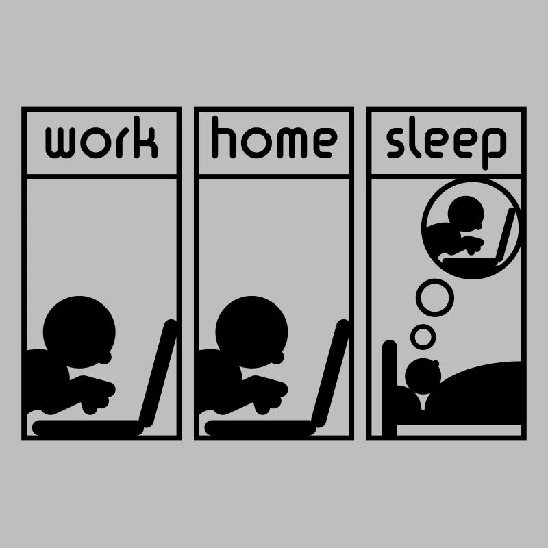Computerfreak (work - home - sleep)