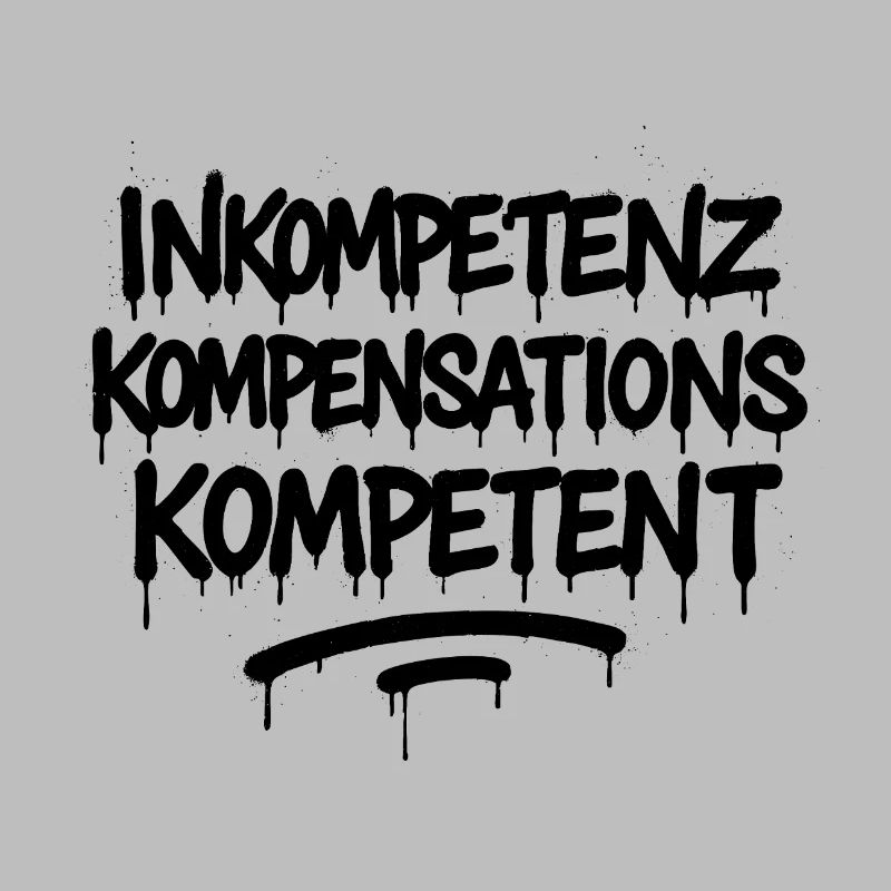 Inkompetenz Kompensations Kompetenz – Büro Spruch