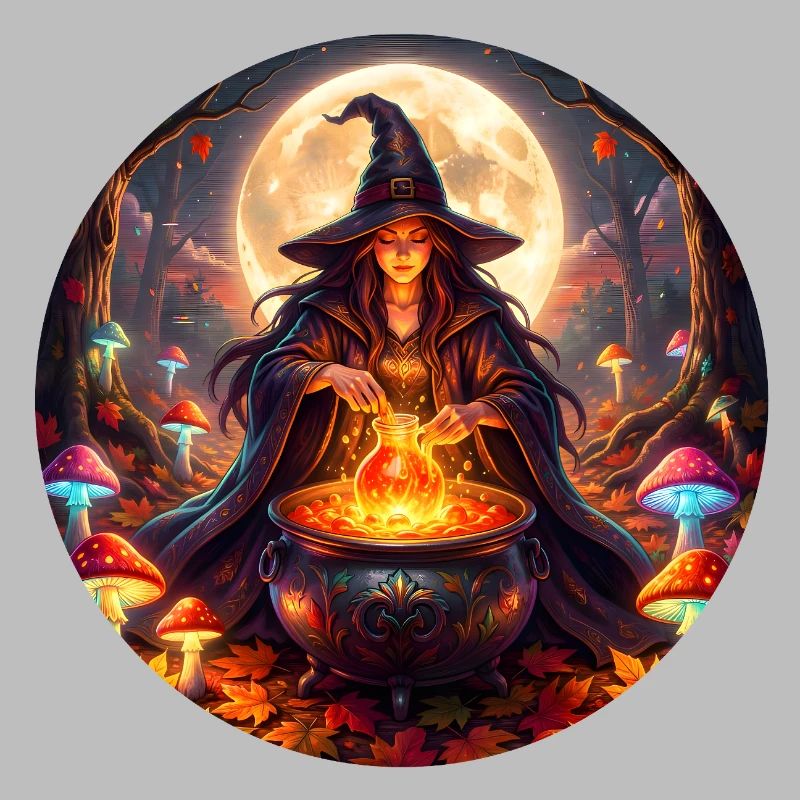 Moonlit Witch's Cauldron