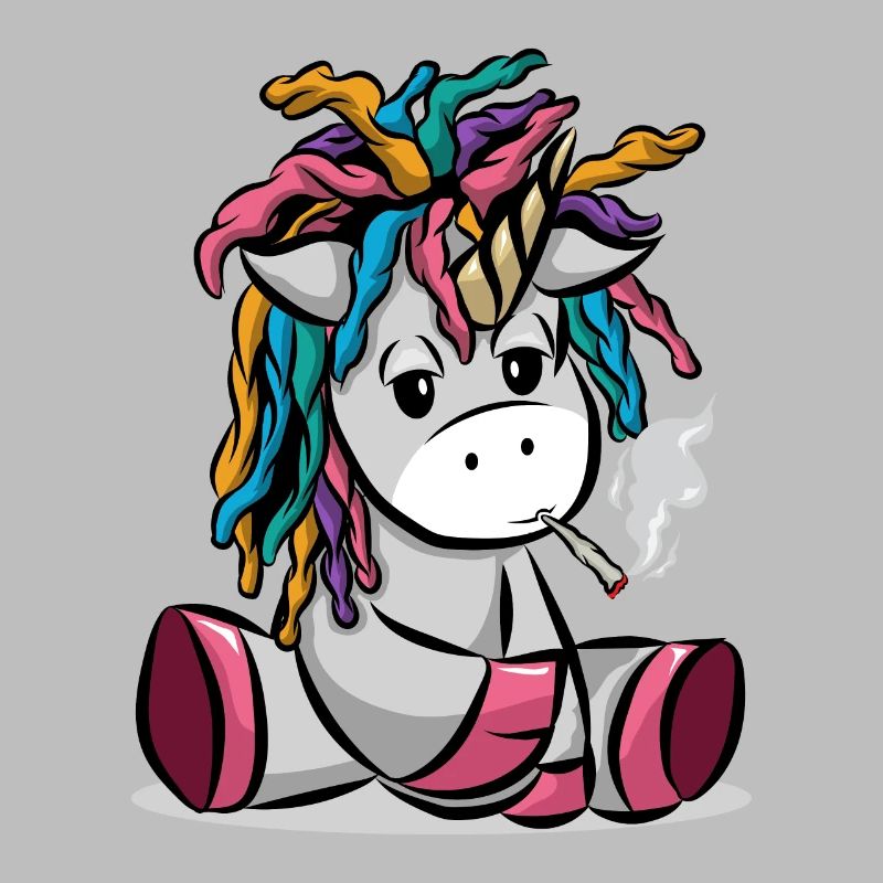 Fumer une licorne avec joint