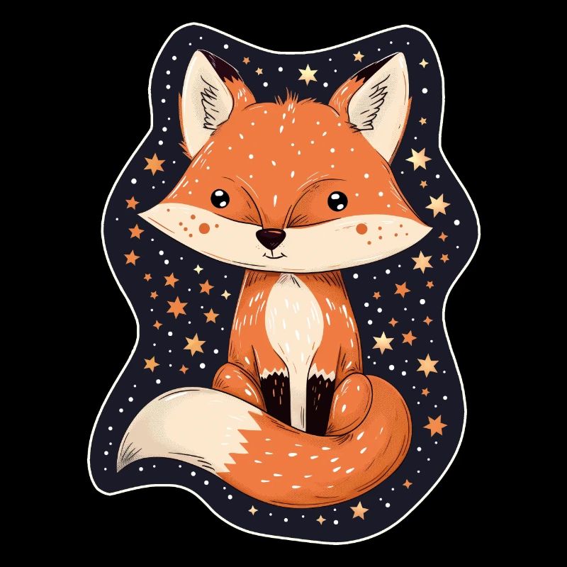 Fuchs mit Sternen