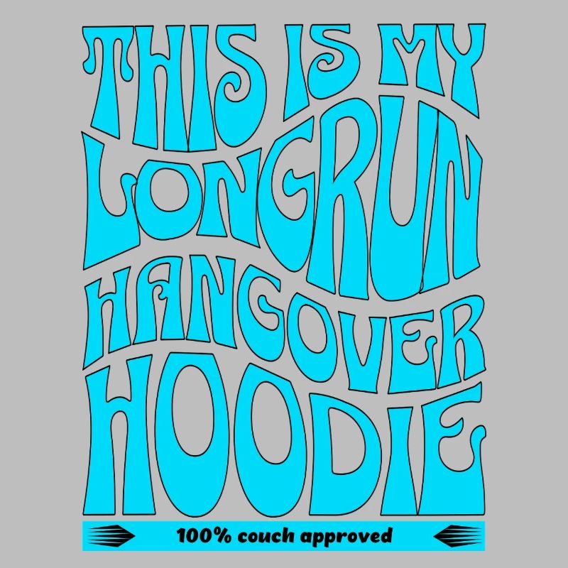 C’est mon sweat à capuche à longue gueule de bois. Approbation du canapé