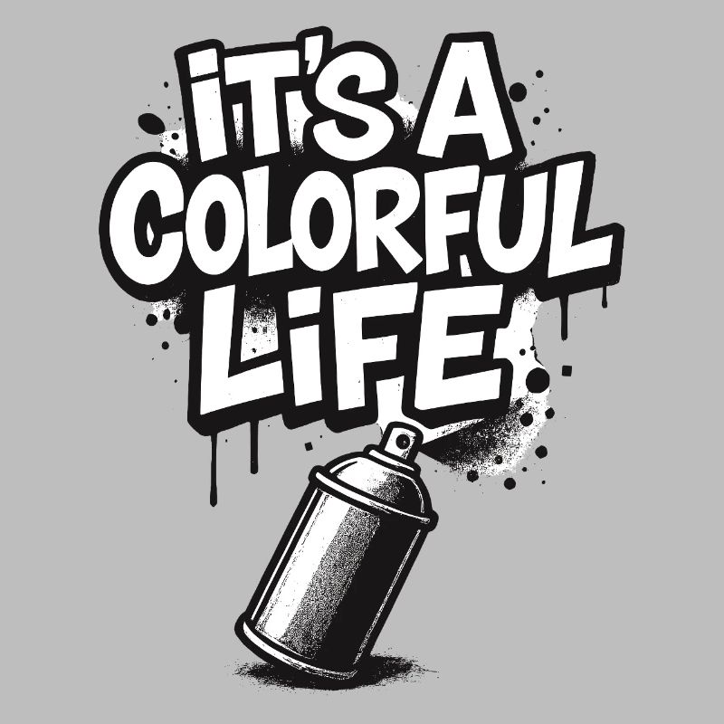 C’est un graffiti de vie coloré
