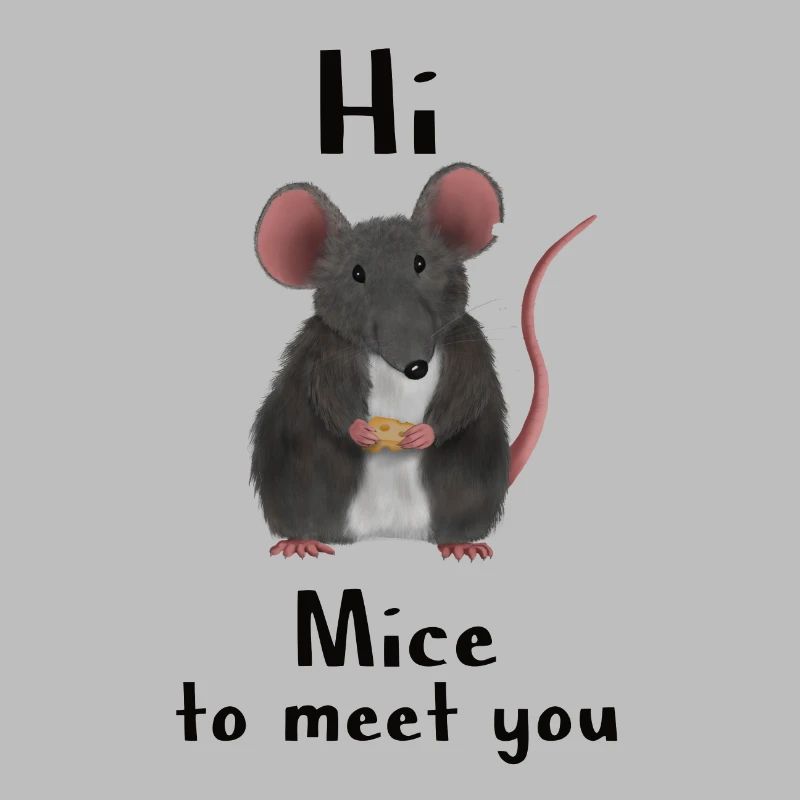Doux souris / rat - ravi de vous rencontrer