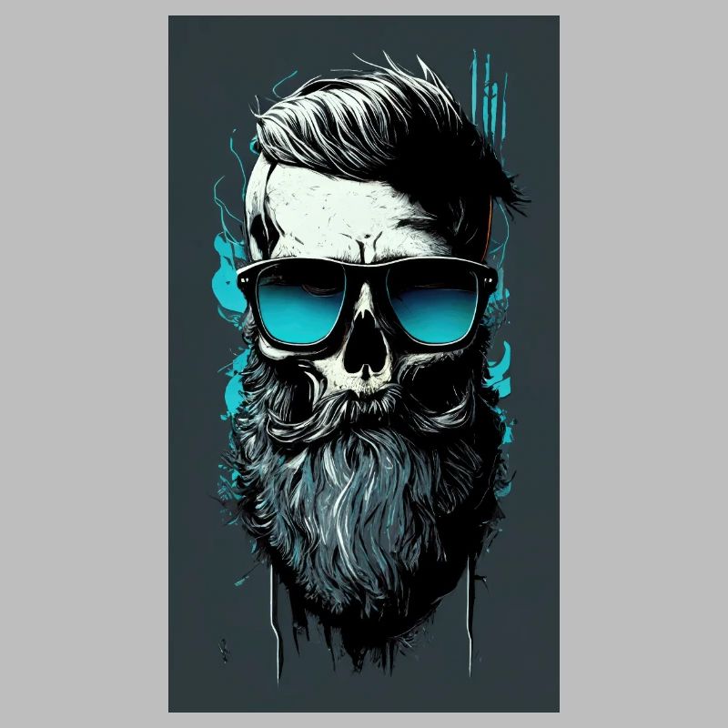 Hipster Skull