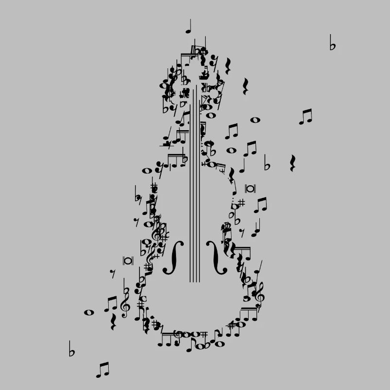 Violon Violon Violons Notes de musique
