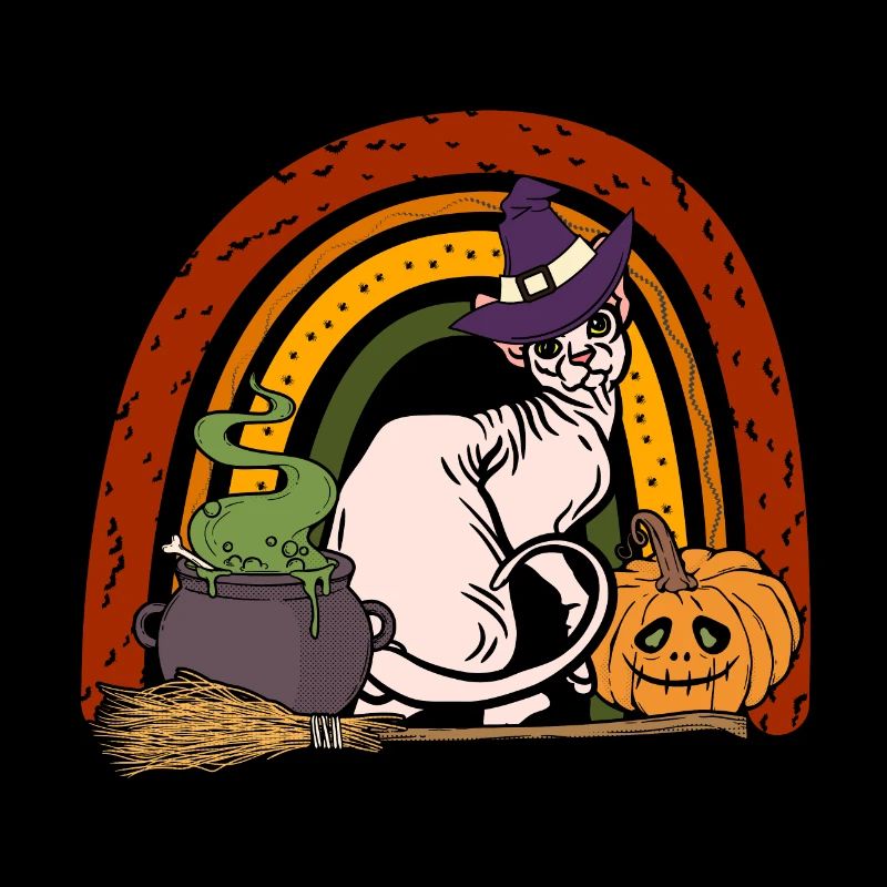 Sphynx Chat d’Halloween