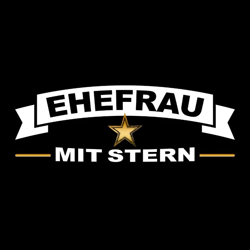 Beste Ehefrau mit Stern