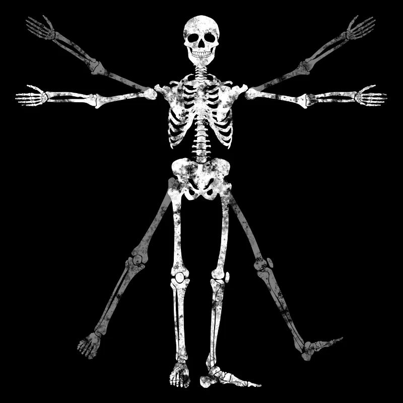 skeleton halloween man