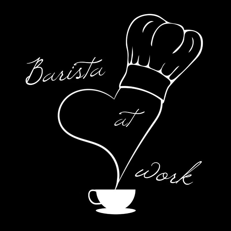 Barista at work, preparing coffee