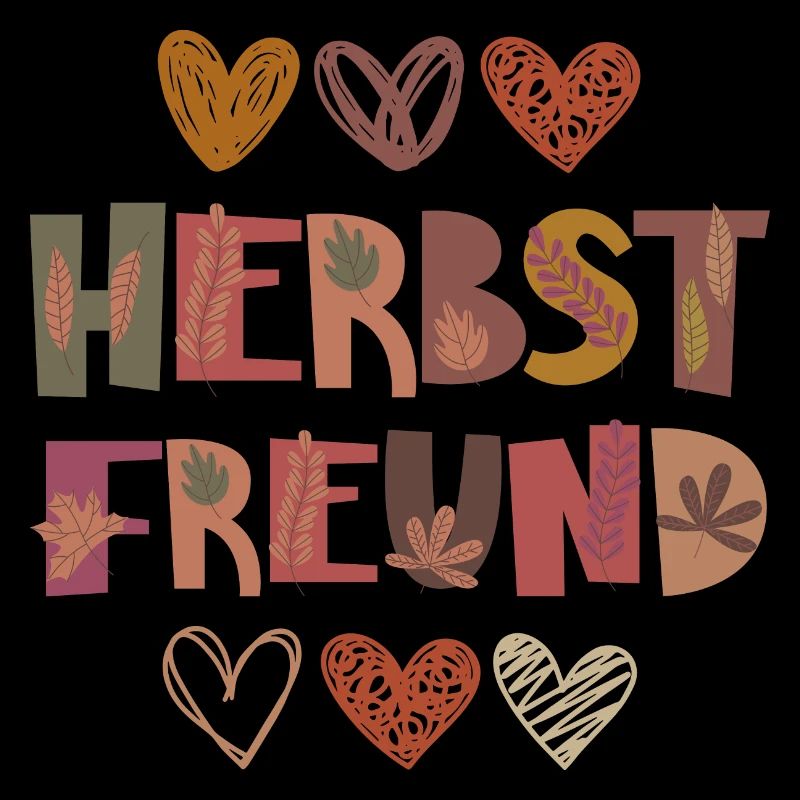 Herbst Freund Dankbarkeit Blätter