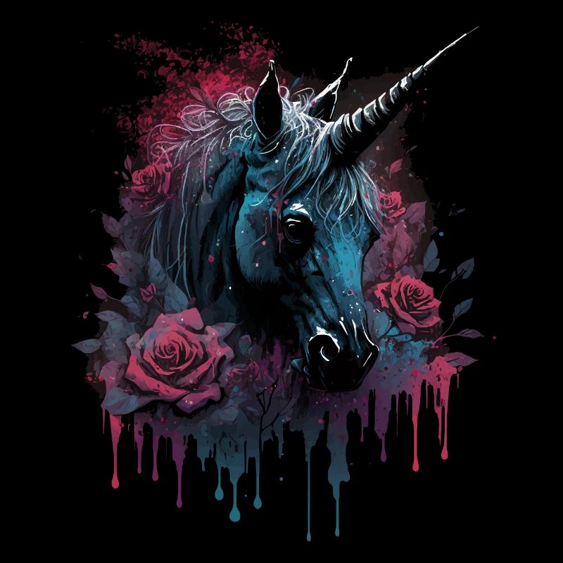 Rose et Licorne