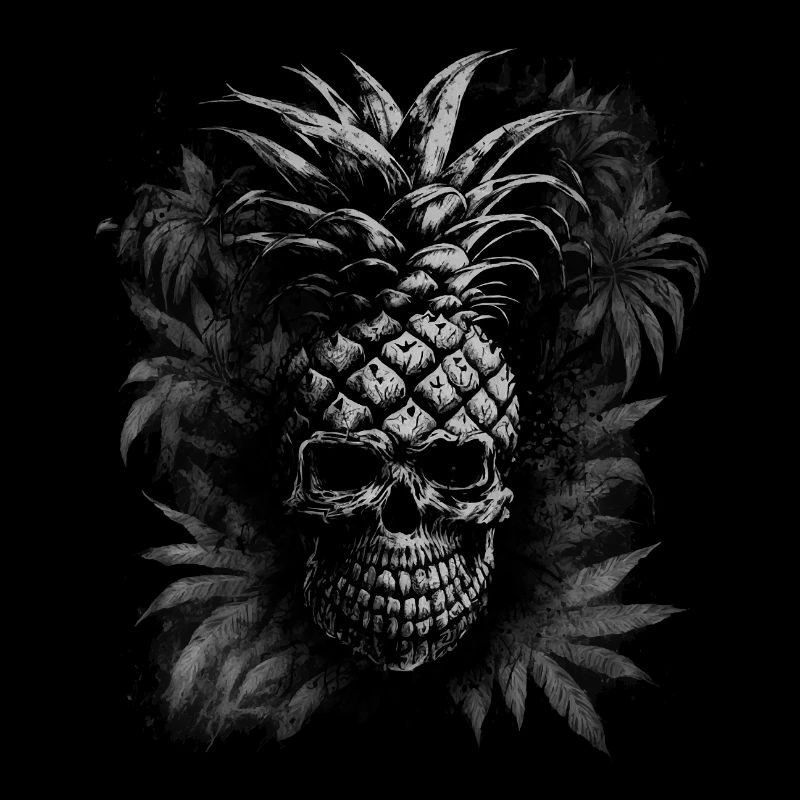 Fruit d’ananas effrayant