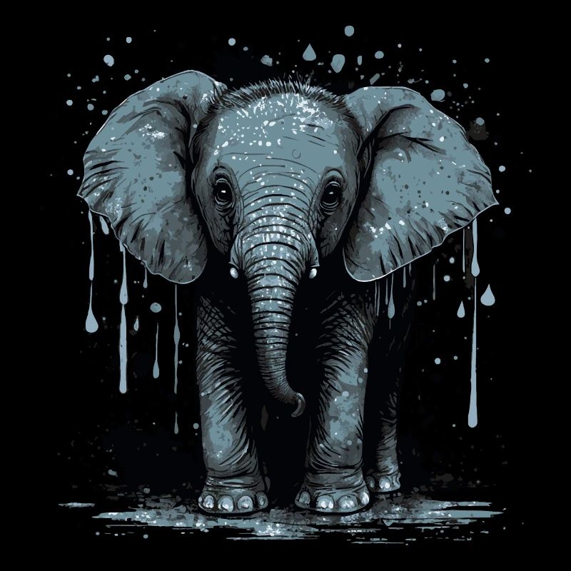 Mignon bébé éléphant