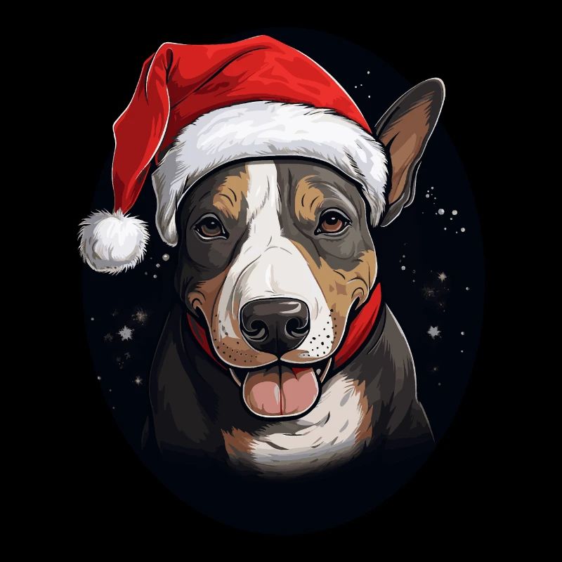 Bullterrier xmas