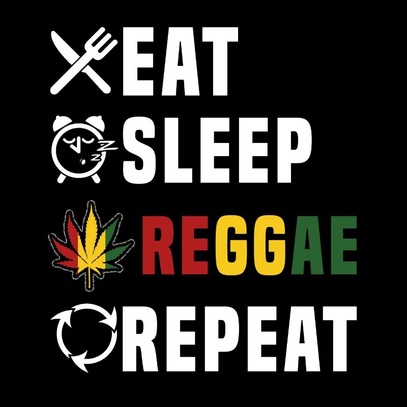 Manger Sommeil Reggae Répéter