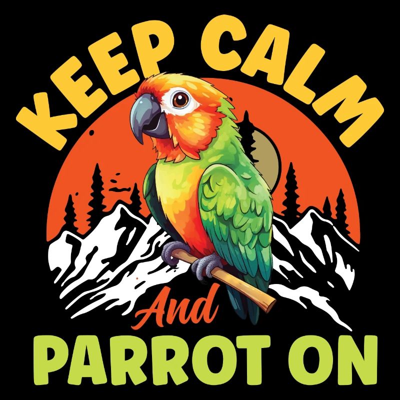Keep Calm And Parrot On