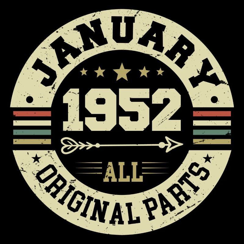 Janvier 1952 - Anniversaire en janvier 1952