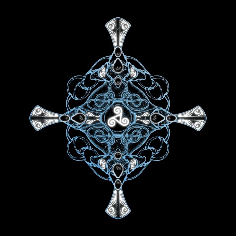 Celtic cross triskele