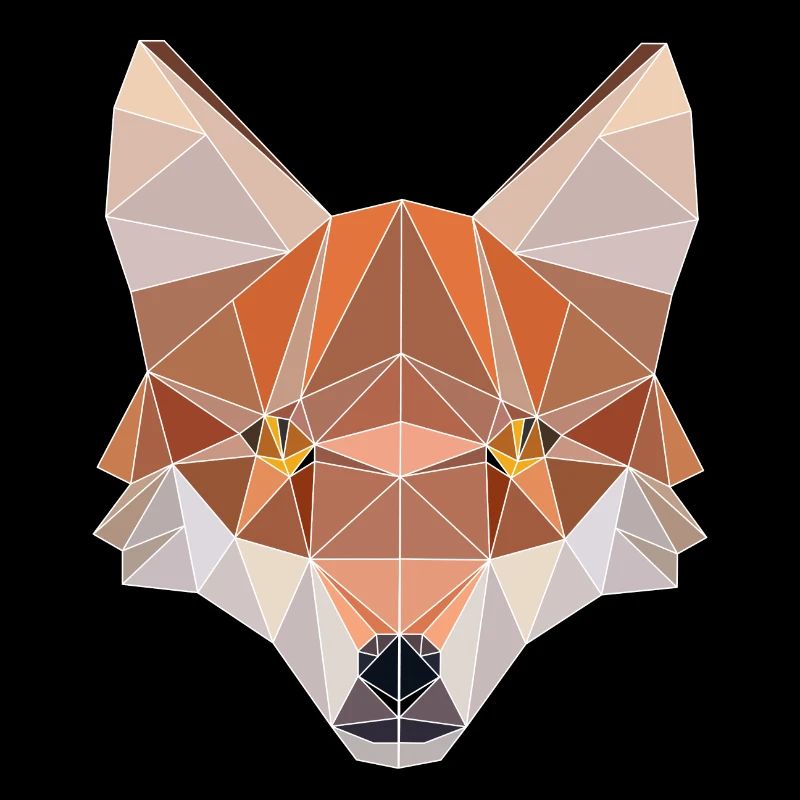 Tshirt polygonal Design Symmetrical Triangular