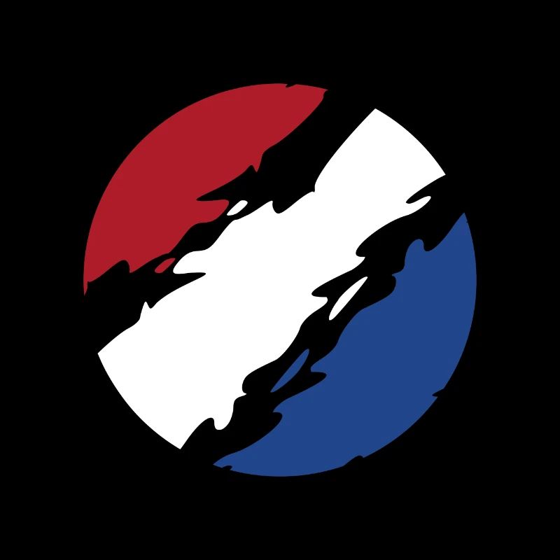 Pays-Bas Drapeau Drapeau Cercle