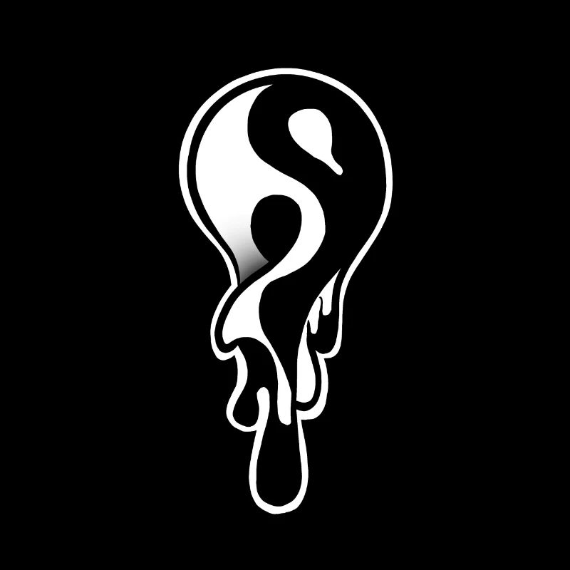 Yin and Yang dripping