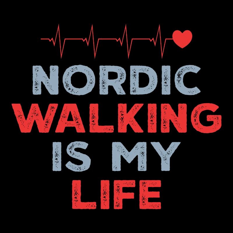Nordic Walking Leben Herz Liebe