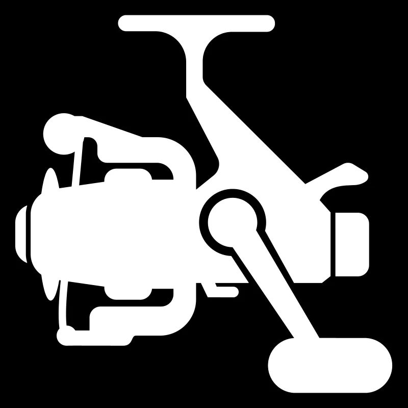 Icône du symbole du moulinet de pêche