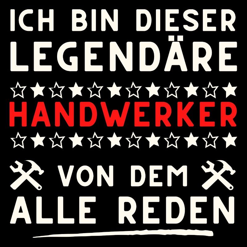 legendäre handwerker spruch geschenk idee