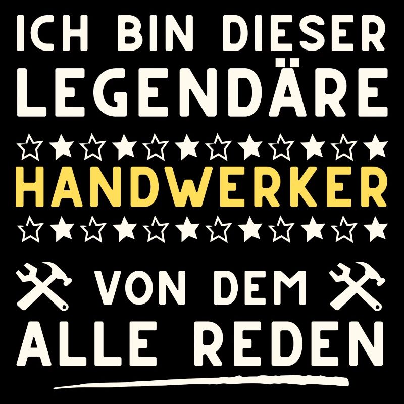 legendäre handwerker spruch geschenk idee