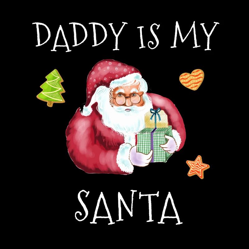 daddy is my santa white present