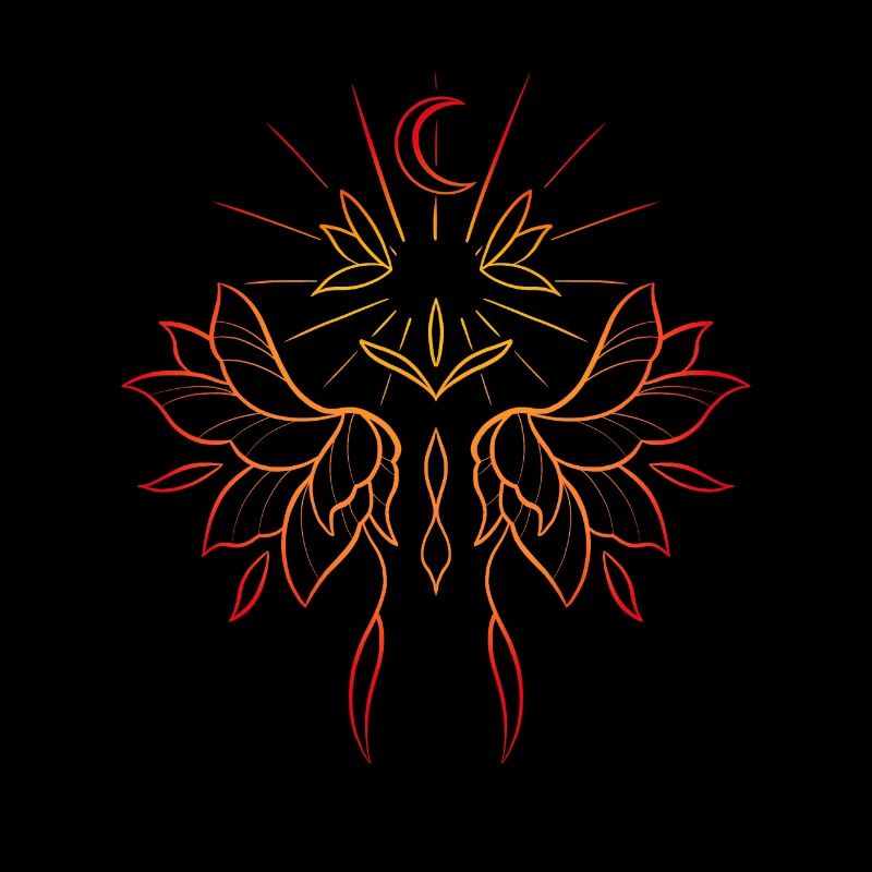 Composition ornementale coloré