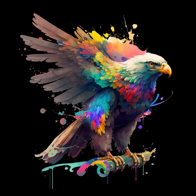 Regenbogen Adler ∞ Rainbow Eagle ∞ vauART
