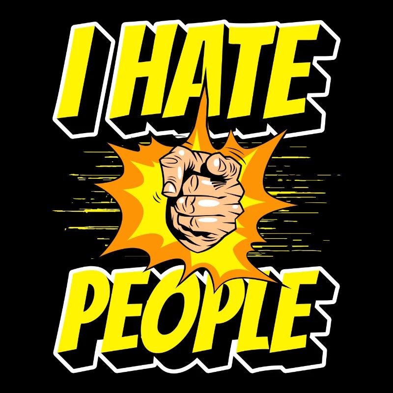 Hatred, humor, aversion, irony