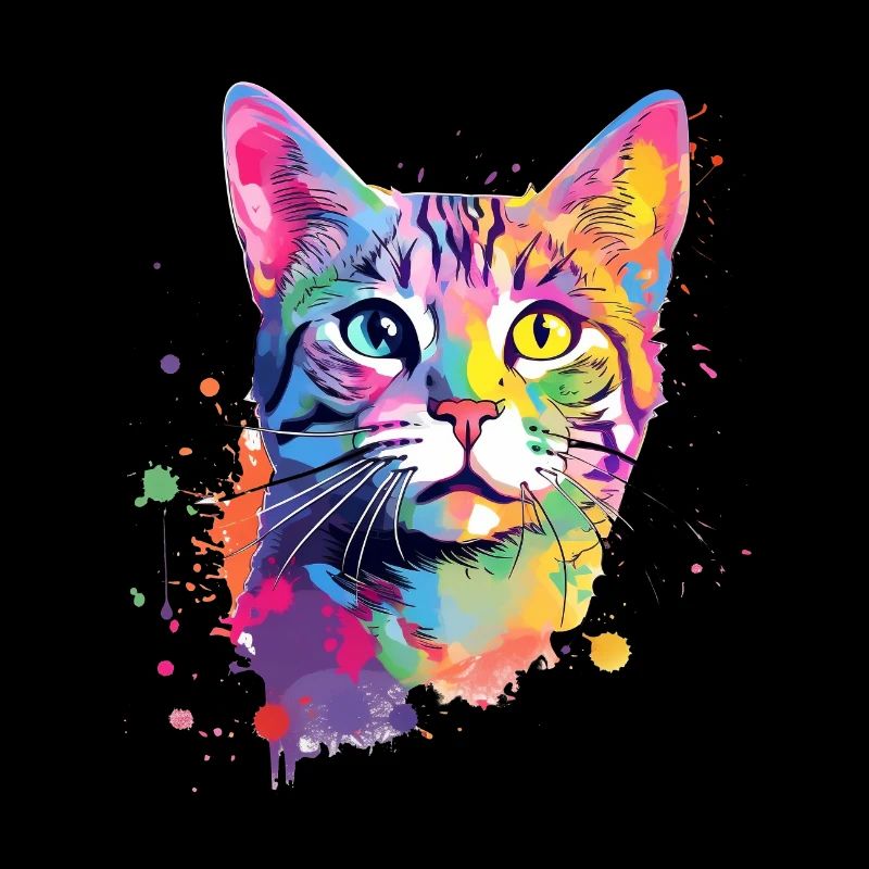 Bunte amerikanisch-kurzhaar Katze