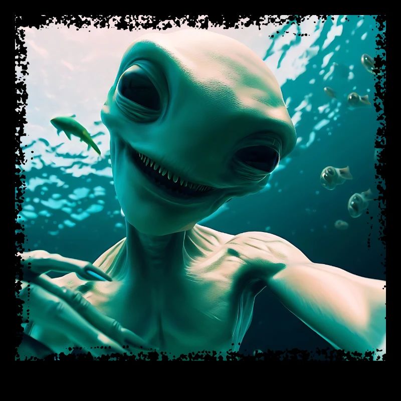 Alien Selfie - Underwater Adventure
