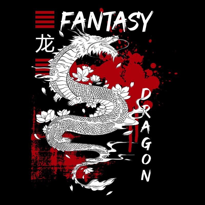 Drache Märchen Tribal