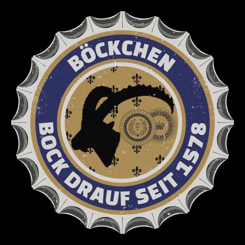 BOCK DRAUF BIERDECKEL